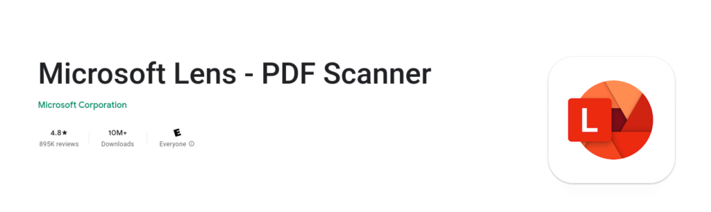 Microsoft Lens - PDF Scanner