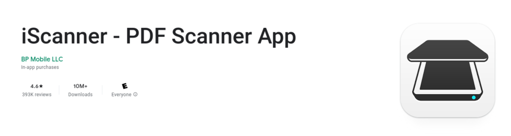 iScanner - PDF Scanner App