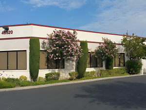 Exterior view of the eRecordsUSA facility in Fremont, CA, highlighting the company's professional and reliable document scanning services.