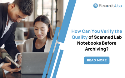 How Can You Verify the Quality of Scanned Lab Notebooks Before Archiving?